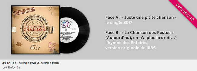 45 Tours : Single 2017 & Single 1986